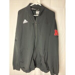 RARE Nebraska Huskers Athlete Worn XL Full Zip Jacket Elastic